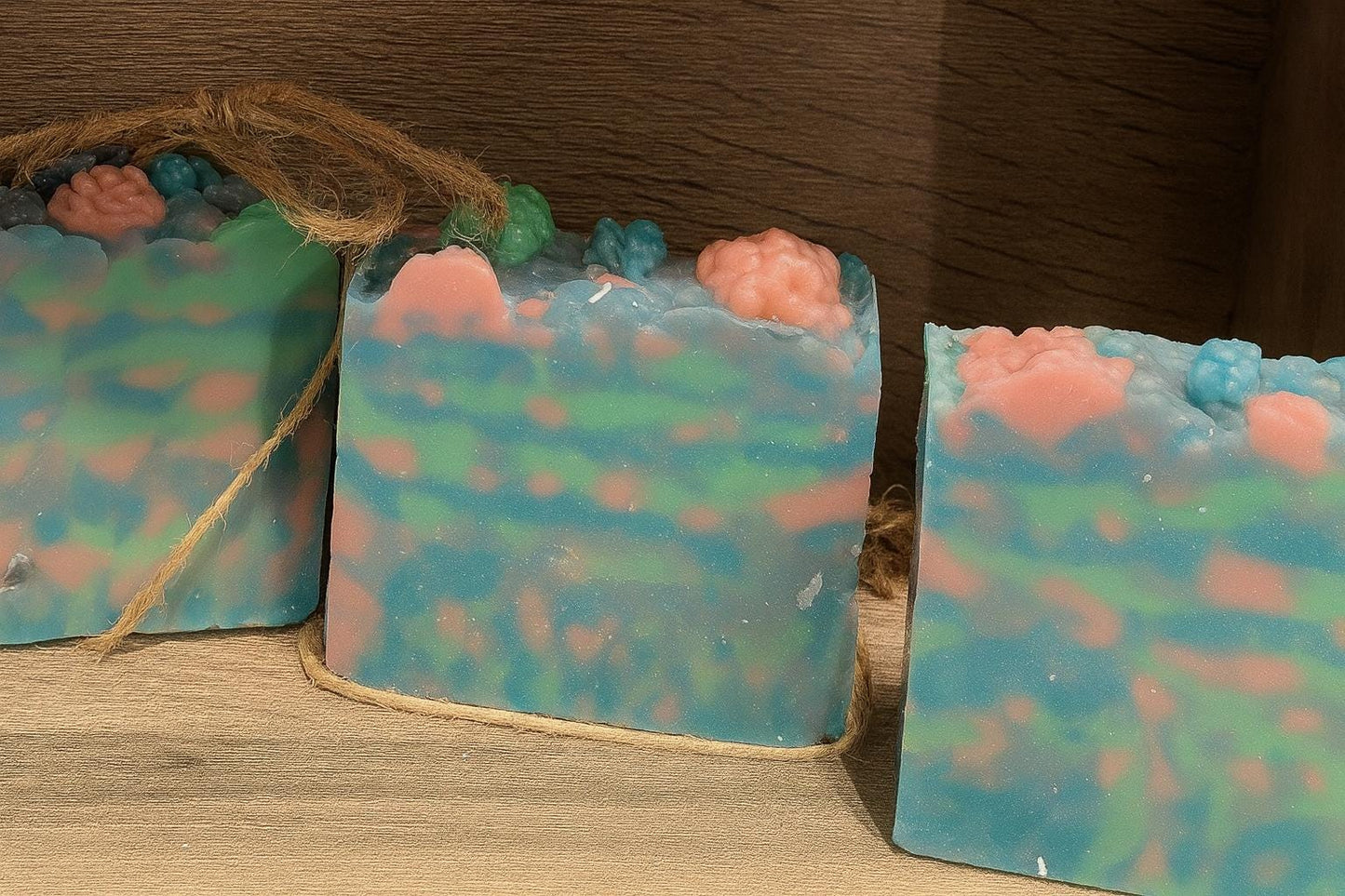 Tie-Dye Berry Soap