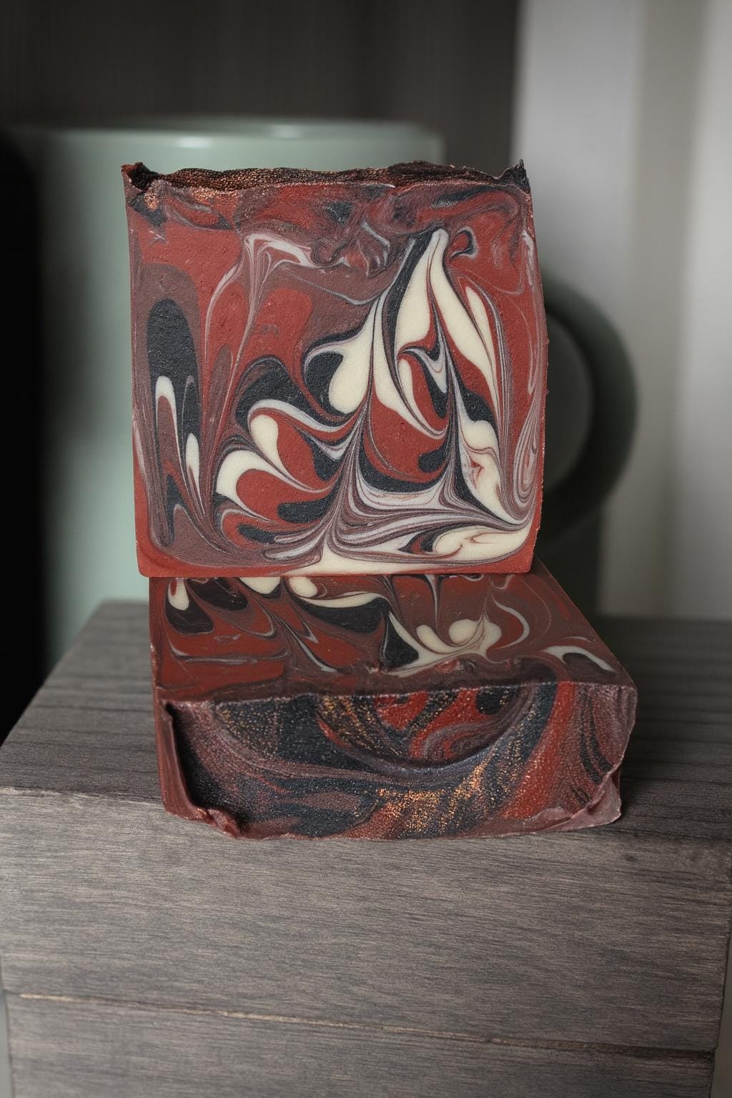 Kentucky Bourbon Soap: Handmade Cold Process Bar, Wood Scent