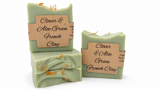 Green Clay & Calendula | French Green Clay Soap | Handmade Cold Process Bar