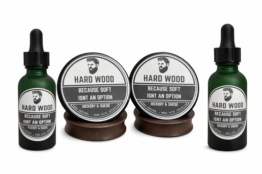 Hardwood | Hickory & Suede | Because soft isnt an option