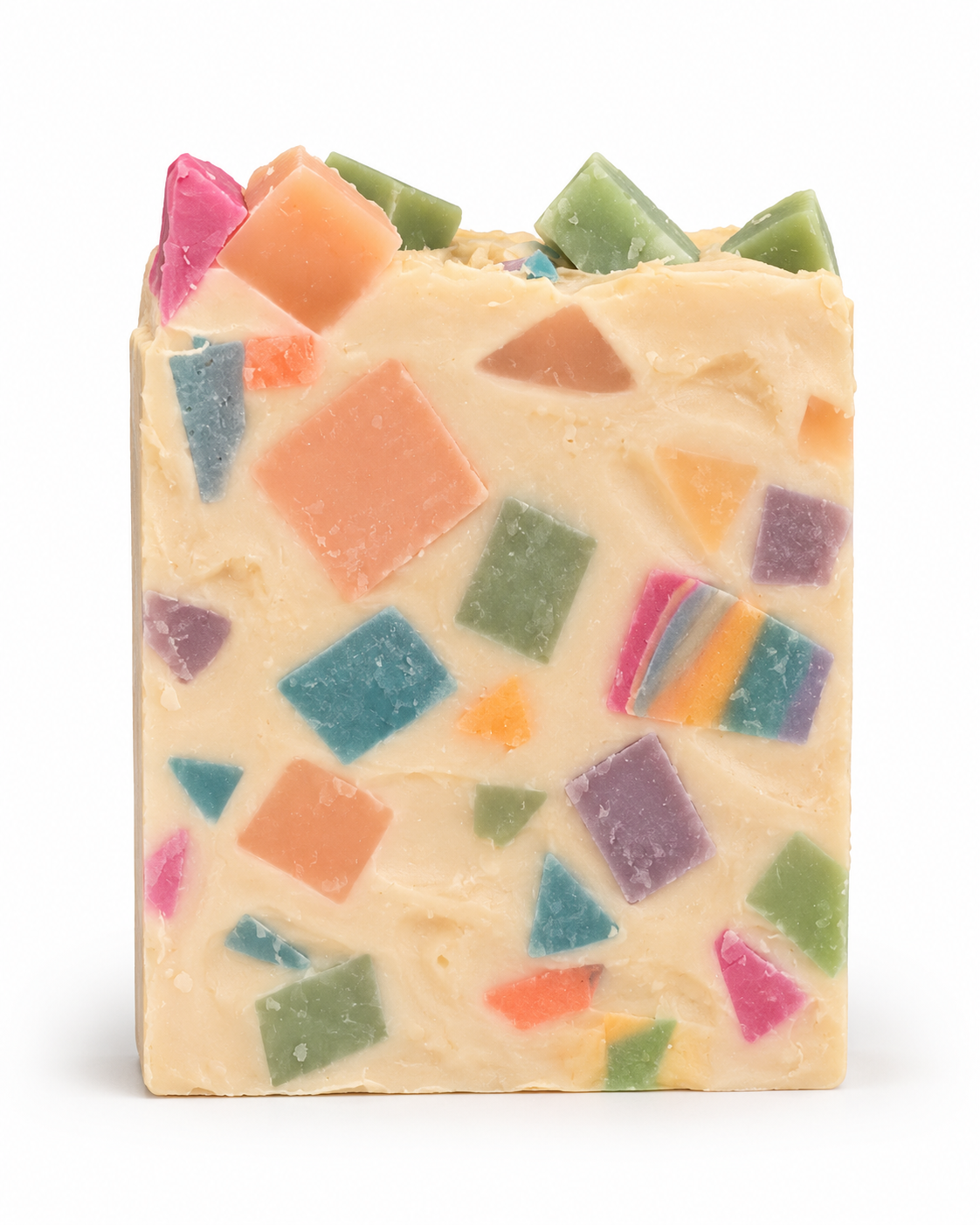 Papaya Mango Confetti | Handmade Cold Process Soap