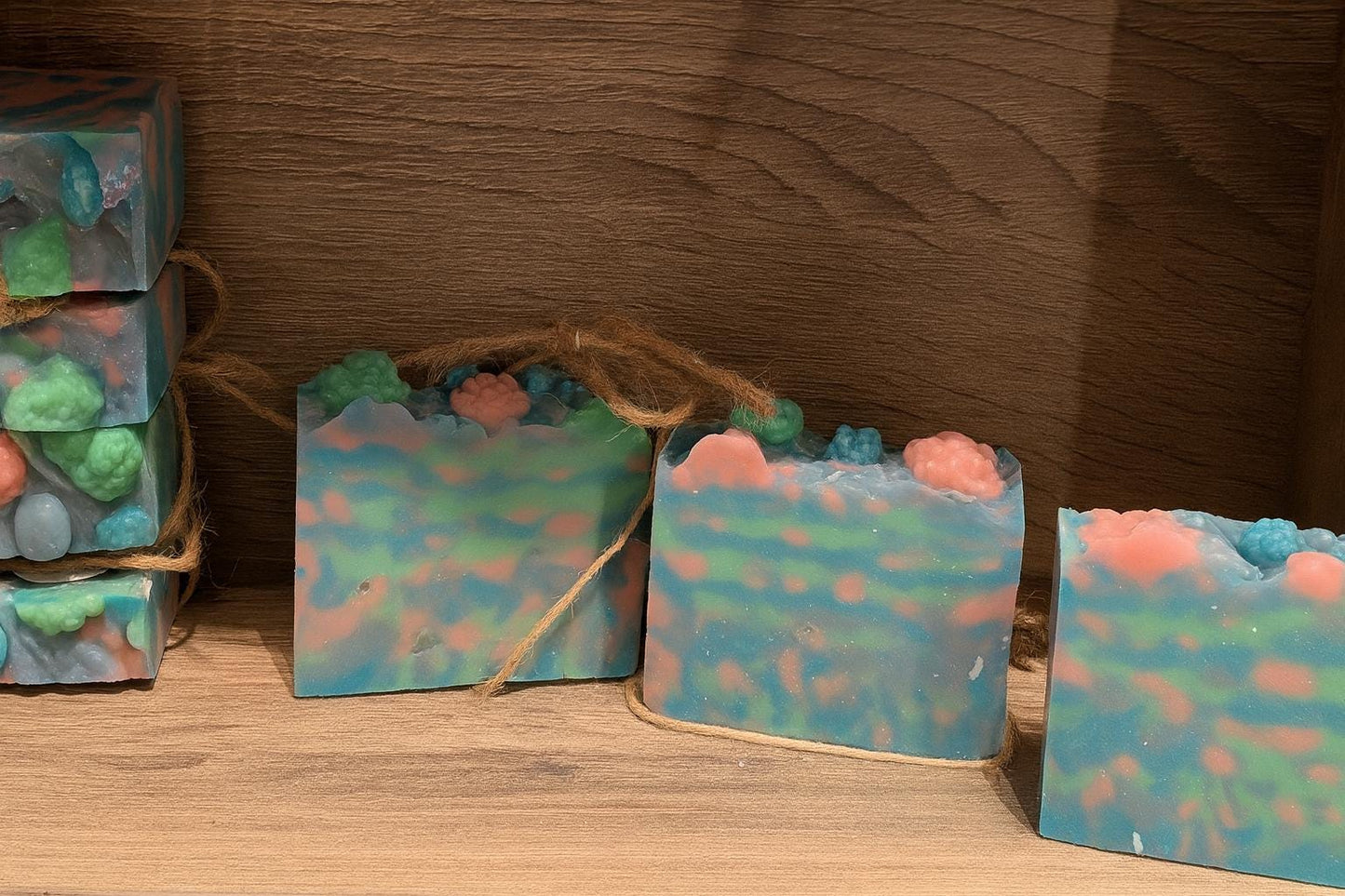 Tie-Dye Berry Soap