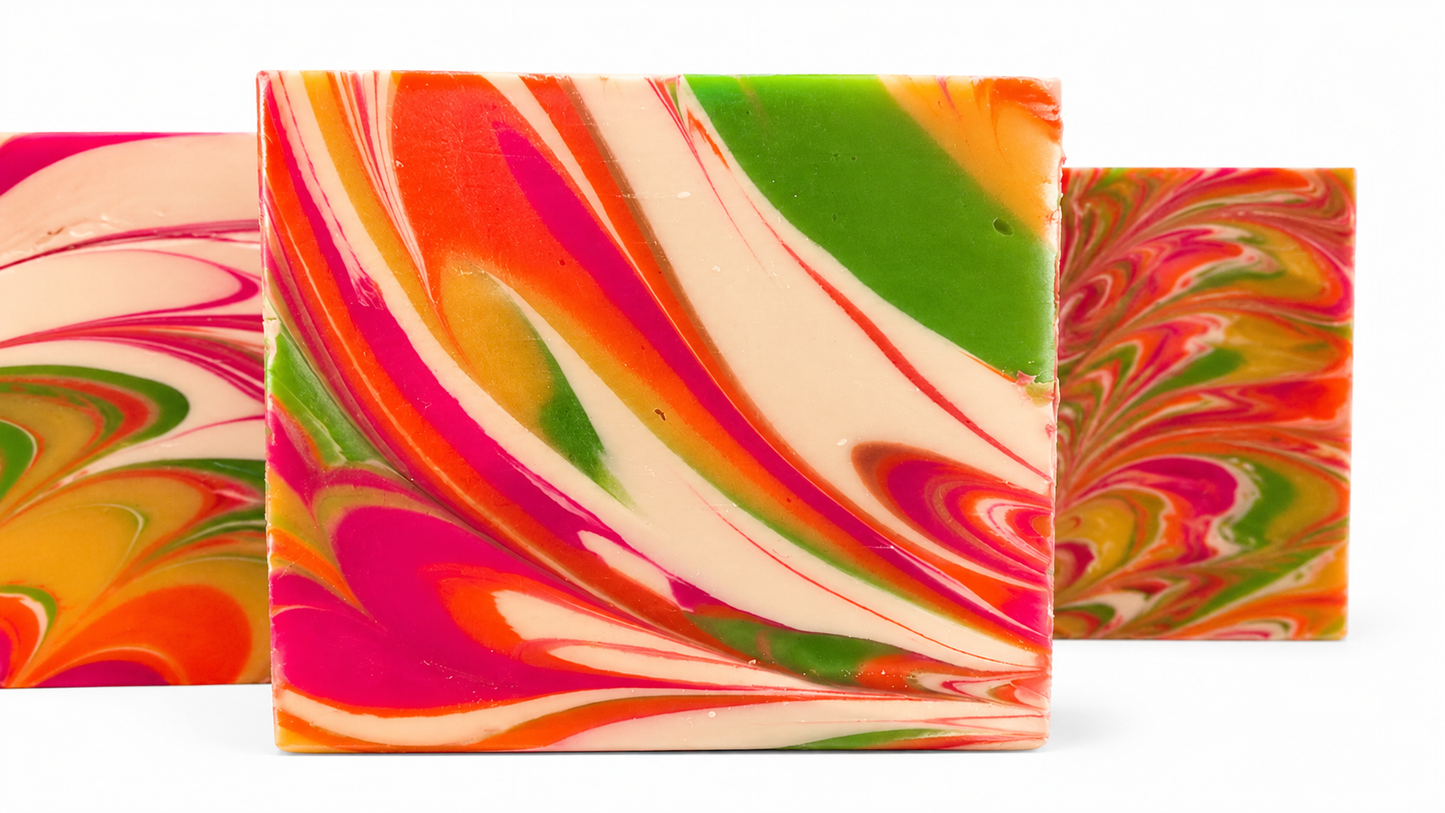 Rainbow Sherbet | Handmade Cold Process Soap